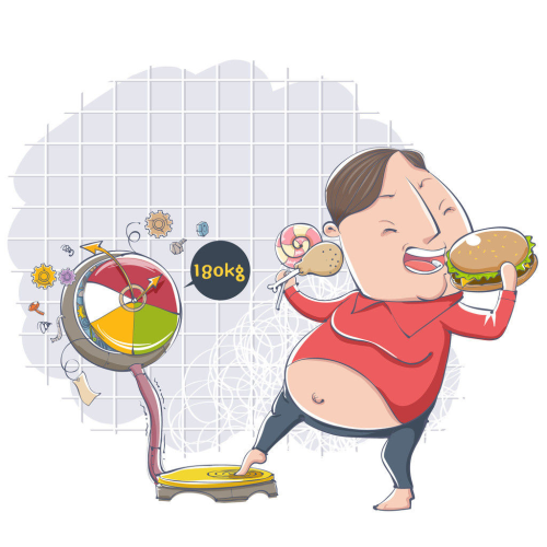 工作越努力身体越易发福吃喝肥胖